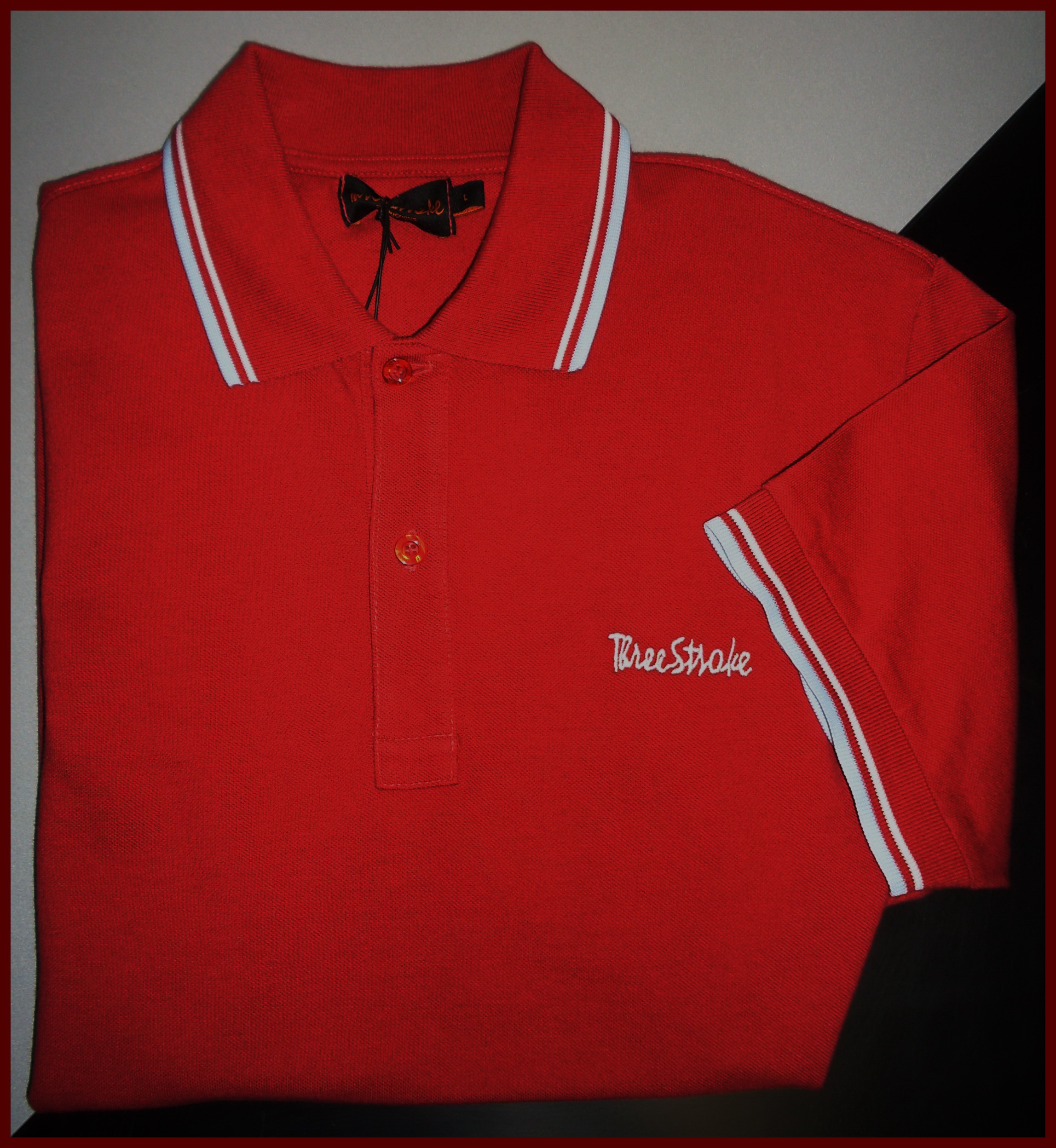 Classic Polo Shirt dark red